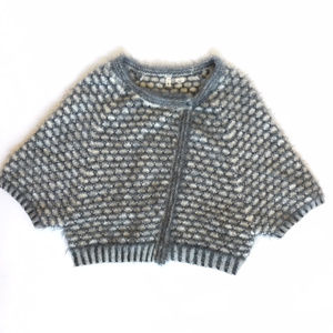Moth M Empyreal Cardigan Sweater Cape Shrug Angora